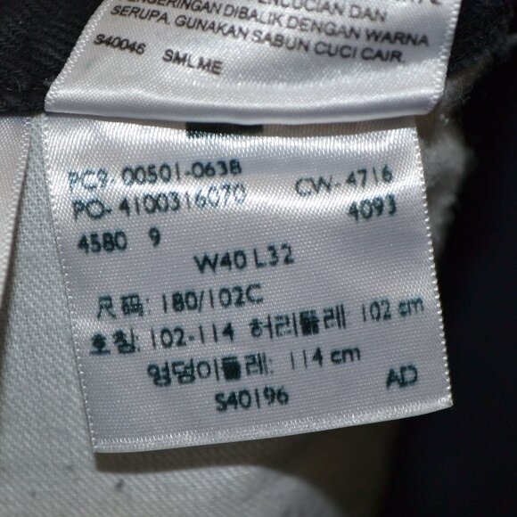 501 Denim Jeans Mens 40/32 Button Fly Closure Big Man 5 Pocket Straight Leg Pant - Picture 8 of 9